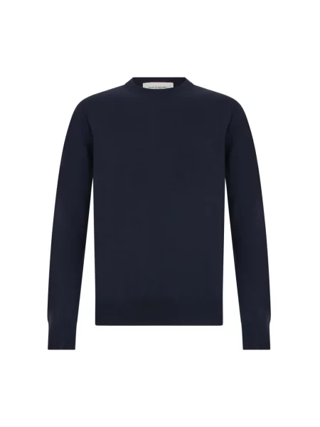 Sweter Paolo Pecora wełniany niebieski