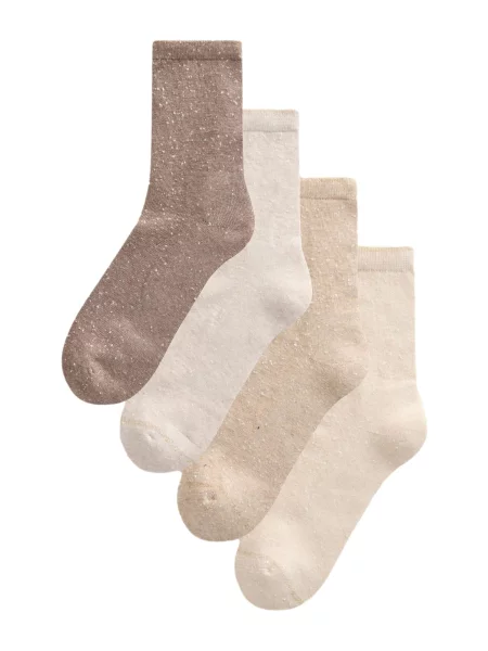 Next Șosete Neppy Cushion Sole crem / deschis / ciocolatiu / maro cappuccino bej