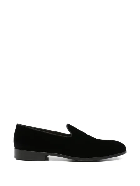 Pantofi loafer Doucal's de catifea negru