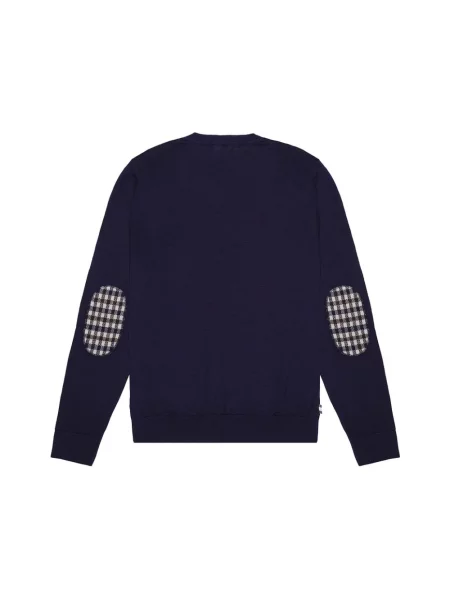 Sweter Aquascutum wełniany niebieski