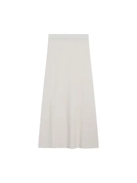 Spódnica Max Mara z kaszmiru beżowa