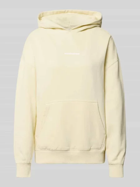 Bluza z kapturem o kroju oversized z wyhaftowanym logo model „CLARITA” Pegador