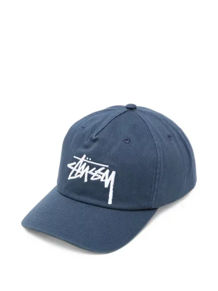 Șapcă Stüssy cu broderie albastru