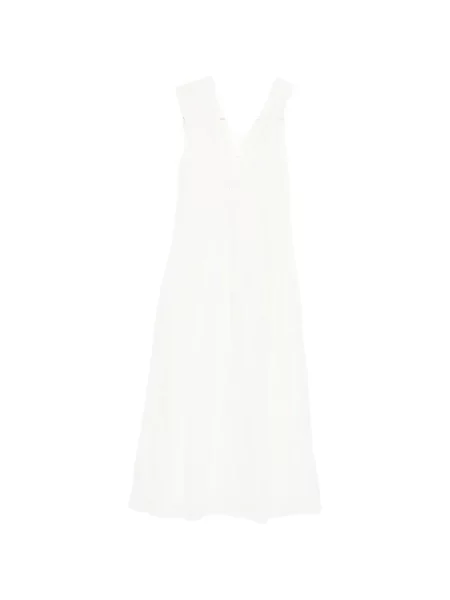 Rochie maxi Ruohan de costum alb