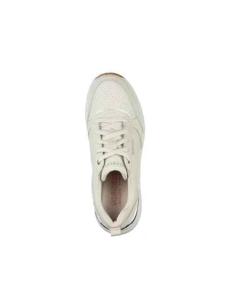 Pöttyös félcipő Skechers fehér