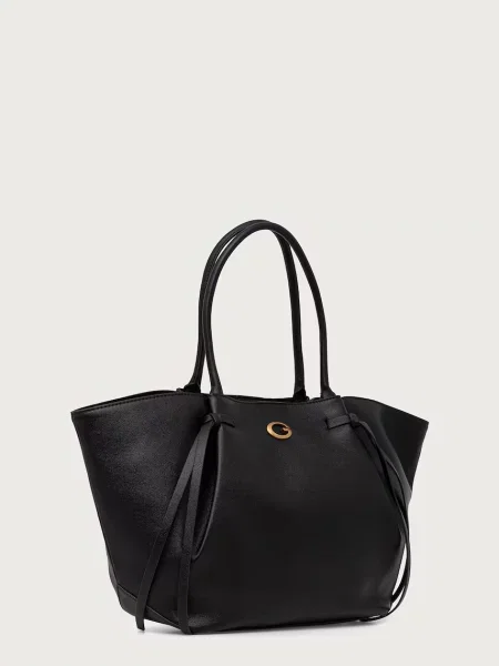 Кожаная сумка шоппер Guess