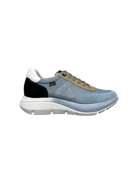 Sneakersy Callaghan zamszowe niebieskie