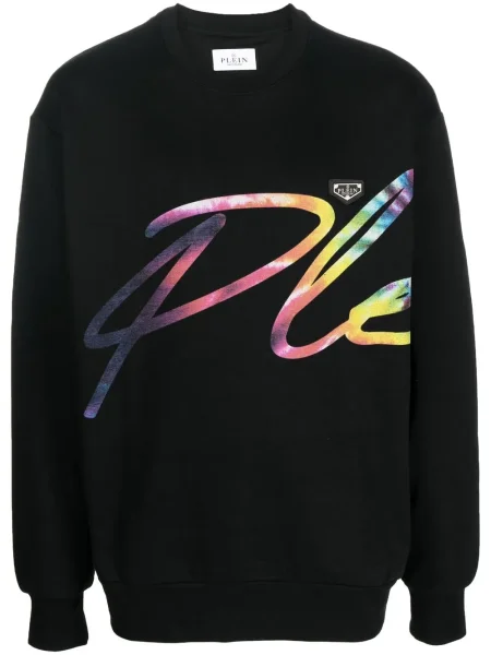 Hanorac Philipp Plein cu imagine negru