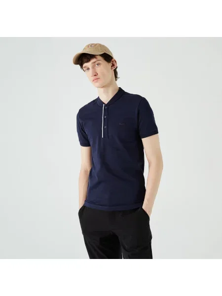 Поло Lacoste синее