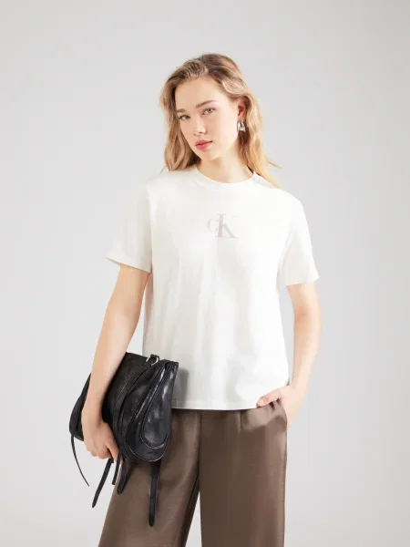 Calvin Klein Jeans tričko béžová