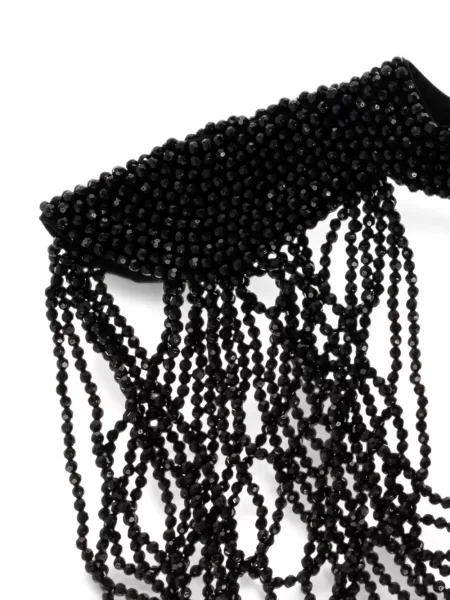Colier Forte_forte cu mărgele negru