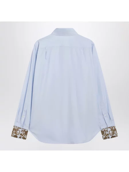 Koszula Dries Van Noten niebieska