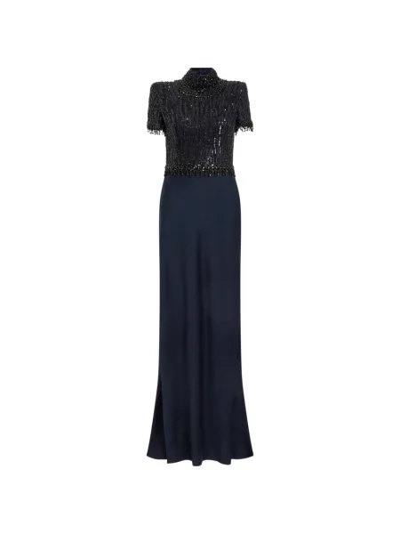 Rochie maxi Jenny Packham albastru