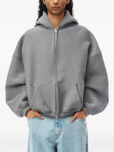 Hanorac cu glugă Alexander Wang gri