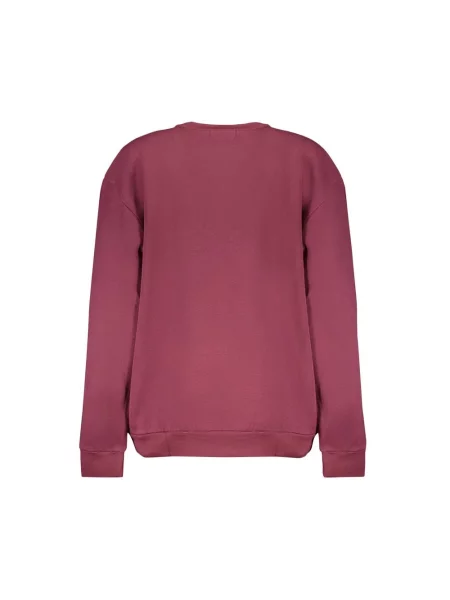 Bluza polarowa Cavalli Class polarowa elegancka fioletowa