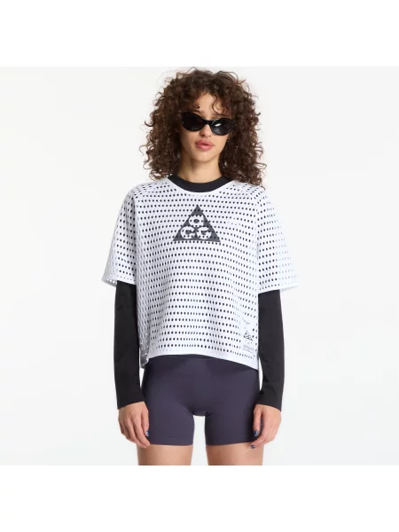 Tricou Nike ACG Radical AirFlow Dri-FIT Short-Sleeve Trail Running Top White/ Anthracite S alb