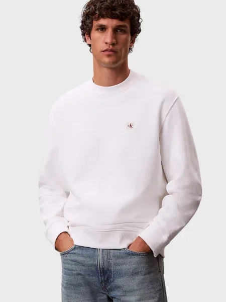 Світшот Calvin Klein Jeans білий