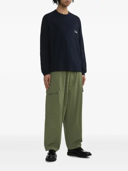 Raštuotas marškinėliai Comme Des Garçons Homme mėlyna