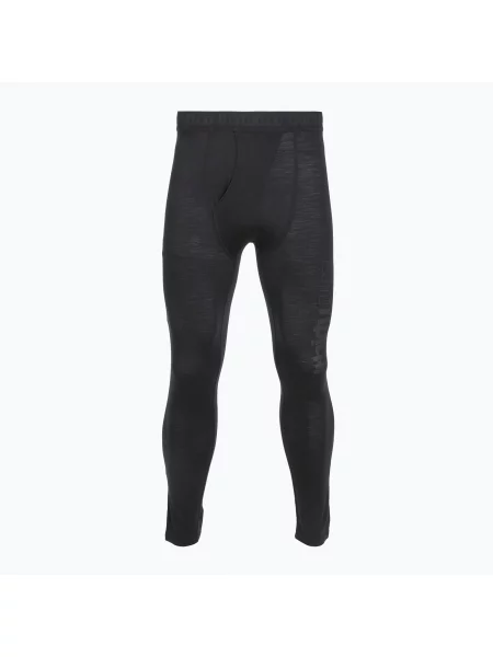Pantaloni termoactivi pentru bărbați ThirtyTwo Ridelite Merino black/black negru
