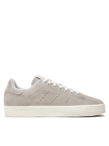 Велурени маратонки adidas Originals Stan Smith CS сиво