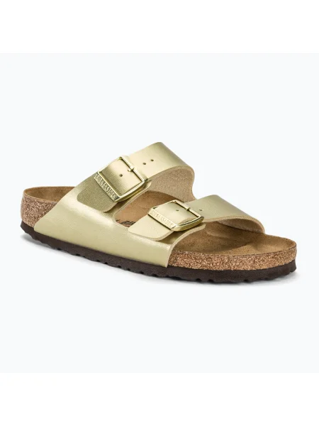 Papuci pentru femei BIRKENSTOCK Arizona BF Narrow gold auriu