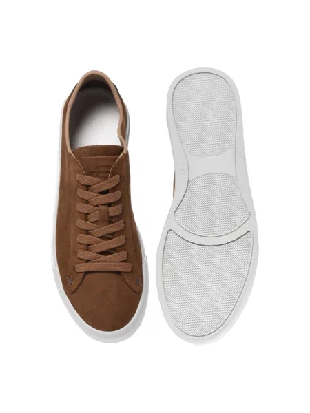 Sneakersy Baldinini zamszowe brązowe
