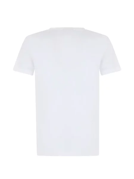 Tricou Gant cu broderie alb