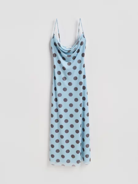 Reserved Сукня в горошок світло-блакитний блакитна