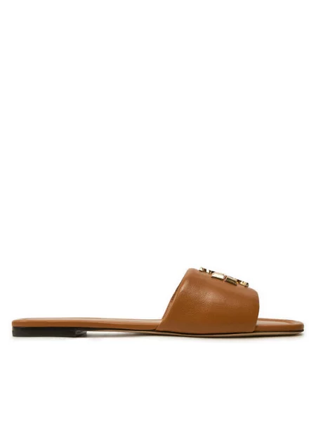 Tory Burch Klapki Eleanor Slide brązowy