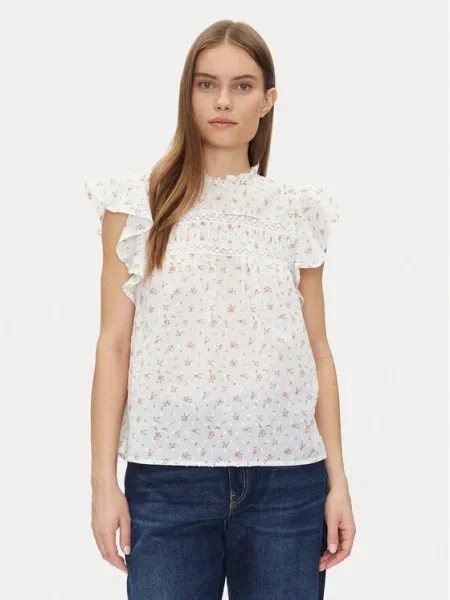 Vero Moda Blúzka Trine biela