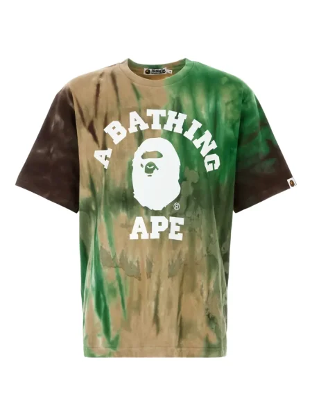 Tricou A Bathing Ape® cu decolteu rotund verde