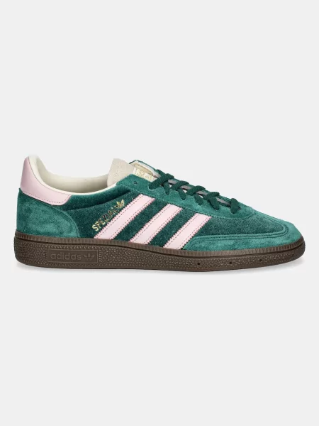 Sneakersy Adidas Originals zamszowe retro zielone