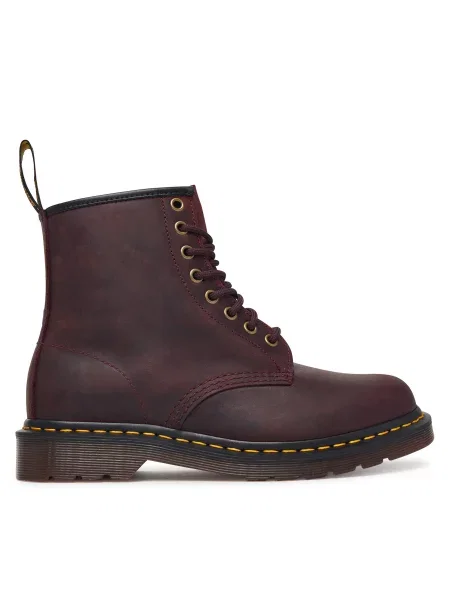 Dr. Martens Šnurovacie čižmy tmavočervená