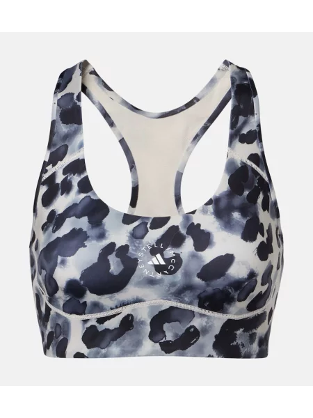 Sutien Adidas By Stella Mccartney cu imagine gri