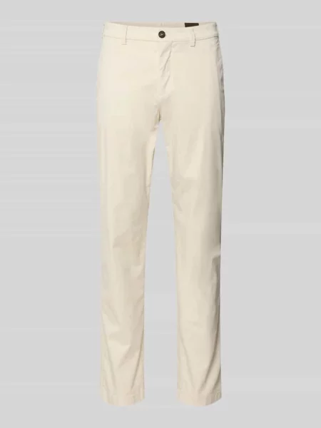 Spodnie o kroju slim fit z wpuszczanymi model Tybalt 5' G1920