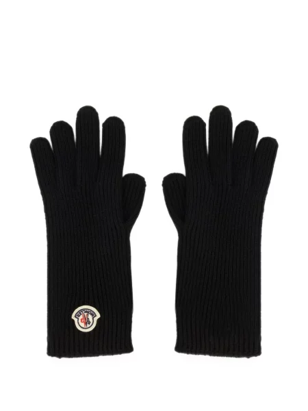 Mănuși Moncler de lână negru