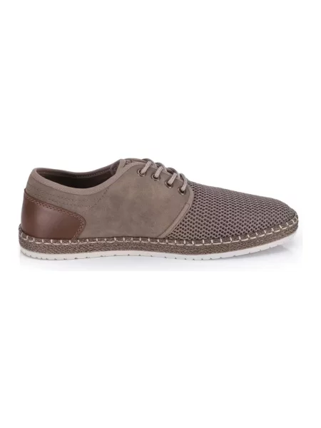 Sneakersy Rieker skórzane casual brązowe