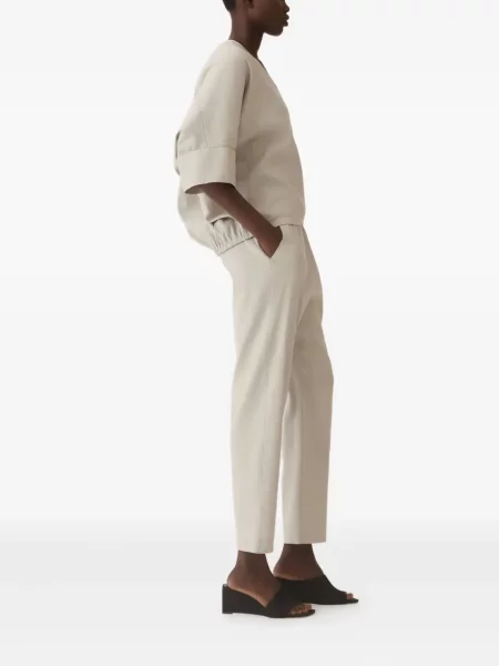 Pantaloni Fabiana Filippi alb
