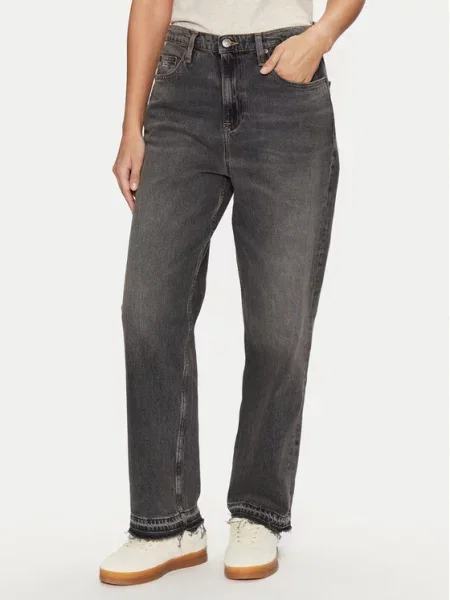 Tommy Jeans Traperice Layla siva