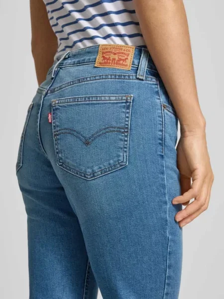 Jeansy bootcut z mieszanki bawełny Levi's błękitne