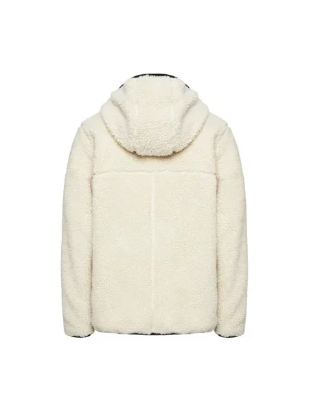 Tommy Jeans Kurtka Pluszowa beige biała