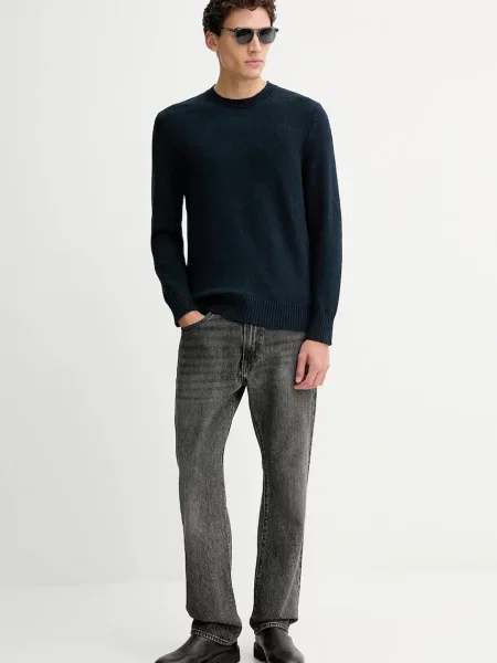 Marc O'Polo sweter granatowy