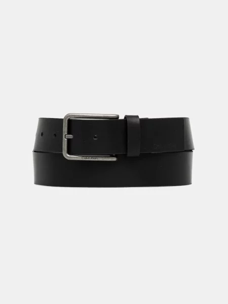 Calvin Klein Kožni remen crna