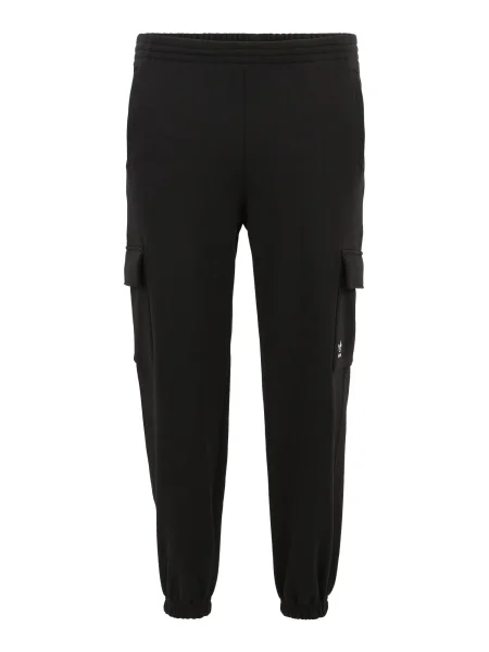 ADIDAS ORIGINALS Kargo hlače Ess črna bela