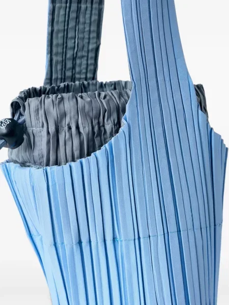 Geantă shopper Pleats Please Issey Miyake albastru