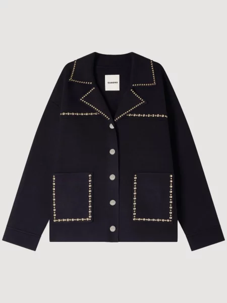 Кардиган Sandro синій