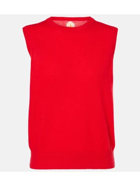 Vestă Jardin Des Orangers de lână roșu