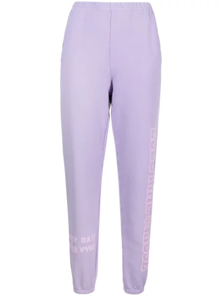 Pantaloni Electric & Rose cu imagine violet