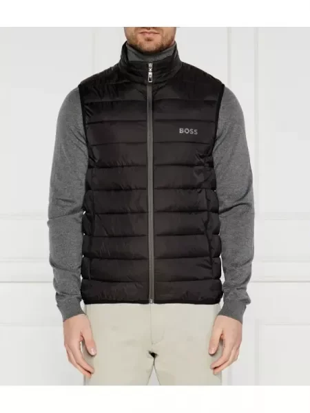 BOSS GREEN Vestă V_Thor negru
