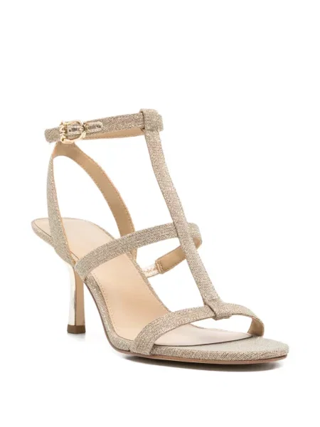 Sandale Michael Michael Kors cu bretele auriu